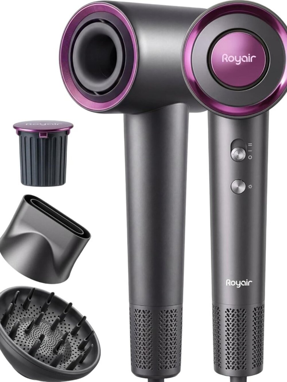 High-Speed 1200W 2-in-1 Hair Dryer & Fragrance Capsule, Ionic, Lightweight, Low